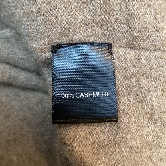 Quince Hooded Cashmere Sweater Tan - Picture 7 of 9